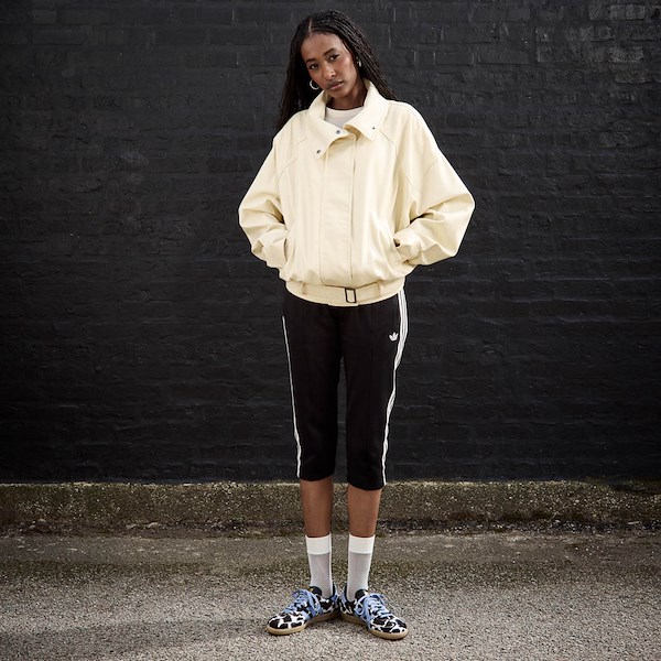 alternate view Womens adidas Samba OG Long Tongue Athletic Shoe - Chalk Blue / Core Black / Core BlackALT1B