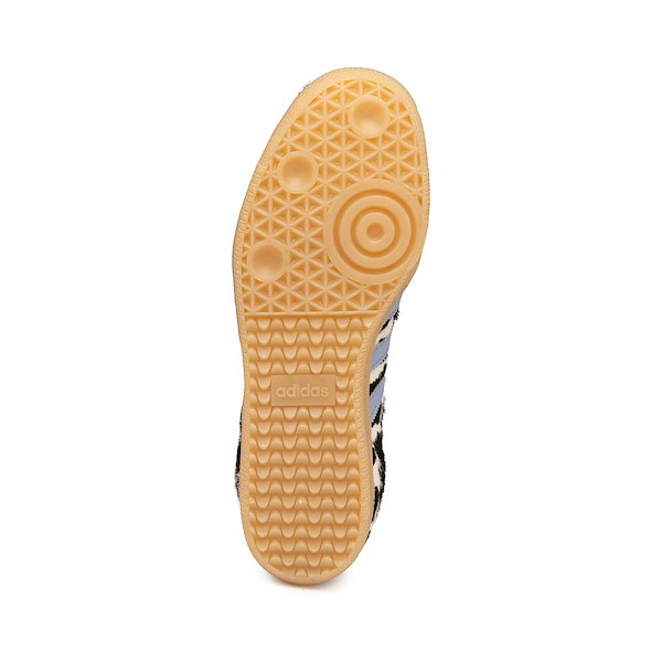alternate view Womens adidas Samba OG Long Tongue Athletic Shoe - Chalk Blue / Core Black / Core BlackALT3