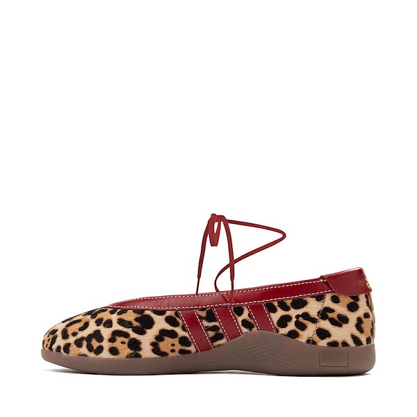 alternate view Womens adidas Taekwondo Mei Ballet Shoe - Off White / Leopard / Team Victory RedALT1