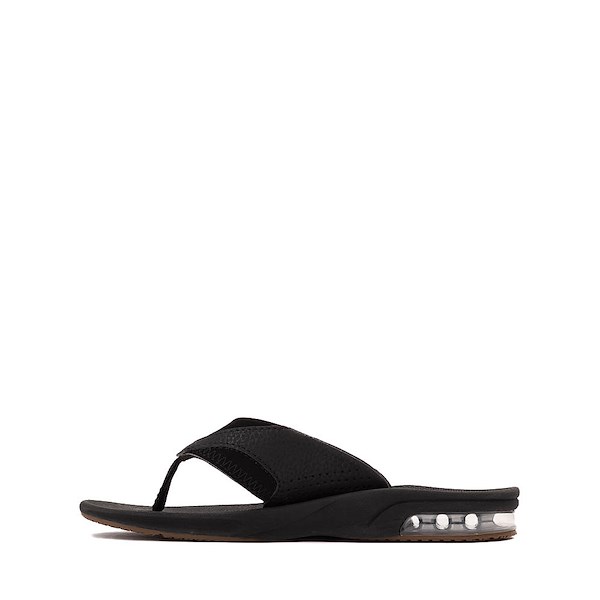 alternate view Reef Fanning Flip Flop - Little Kid - Black / SilverALT1