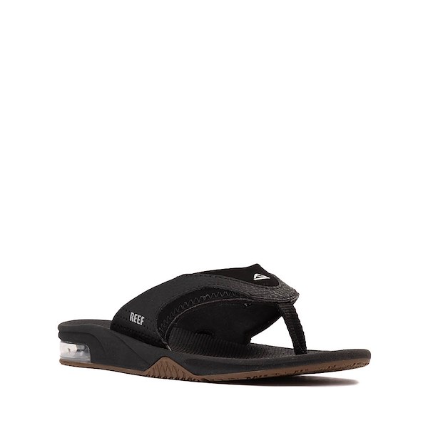 alternate view Reef Fanning Flip Flop - Little Kid - Black / SilverALT5