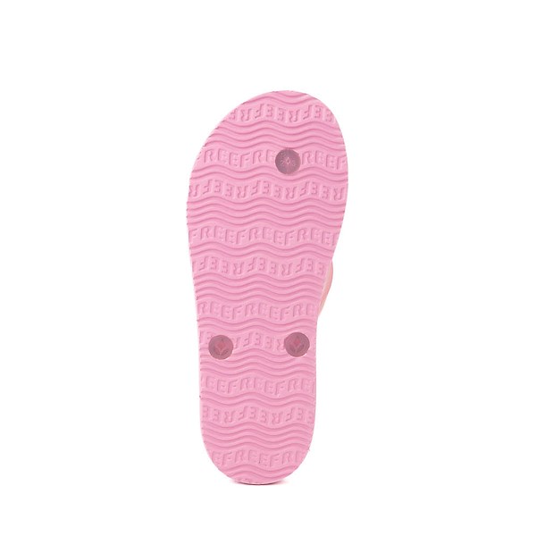 alternate view Reef Charming Flip-Flop - Little Kid / Big Kid - Fuchsia RedALT3