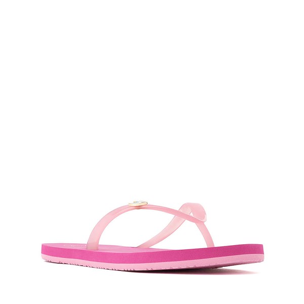 alternate view Reef Charming Flip-Flop - Little Kid / Big Kid - Fuchsia RedALT5