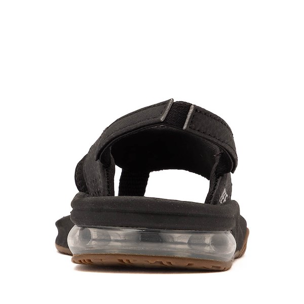 alternate view Reef Fanning Flip Flop - Baby / Toddler / Little Kid - Black / SilverALT4