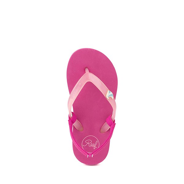 alternate view Reef Charming Flip-Flop - Baby / Toddler / Little Kid - Fuchsia RedALT2