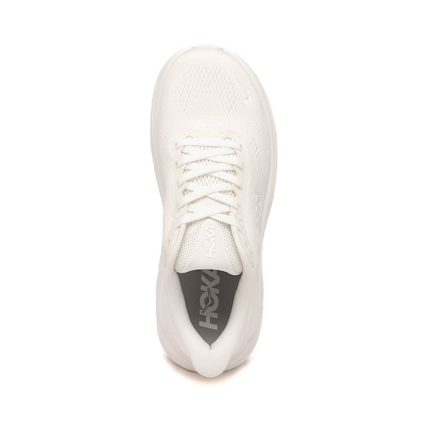 alternate view Womens HOKA Clifton 11 Athletic Shoe - White / WhiteALT2