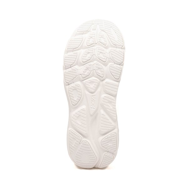 alternate view Womens HOKA Clifton 11 Athletic Shoe - White / WhiteALT3