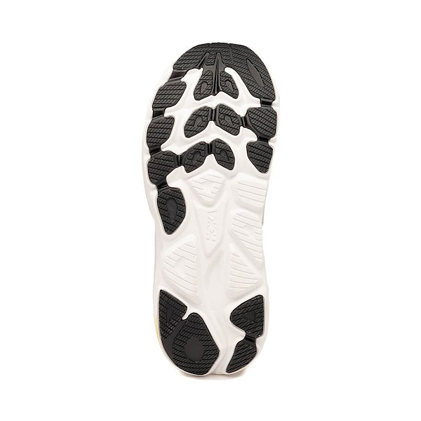 alternate view Womens HOKA Clifton 11 Athletic Shoe - Black / WhiteALT3