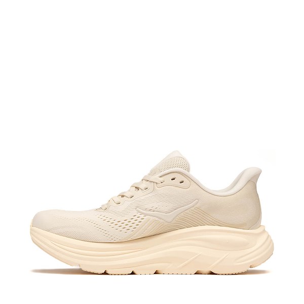 alternate view Womens HOKA Clifton 11 Athletic Shoe - Alabaster / Oat MilkALT1