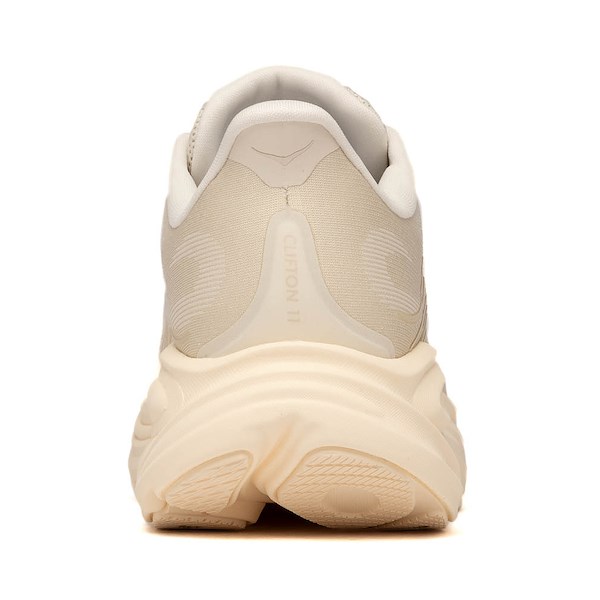 alternate view Womens HOKA Clifton 11 Athletic Shoe - Alabaster / Oat MilkALT4