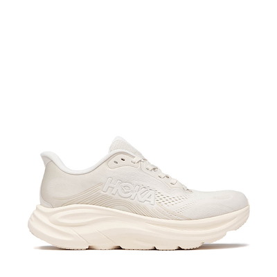 Main view of Womens HOKA Clifton 11 Athletic Shoe - Alabaster / Oat Milk