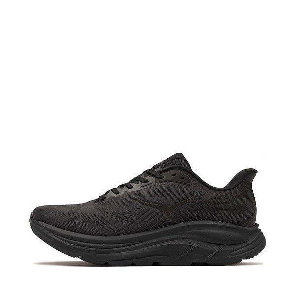 alternate view Mens HOKA Clifton 11 Athletic Shoe - Black / BlackALT1
