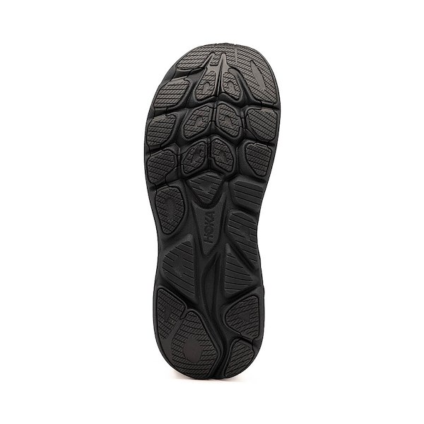 alternate view Mens HOKA Clifton 11 Athletic Shoe - Black / BlackALT3