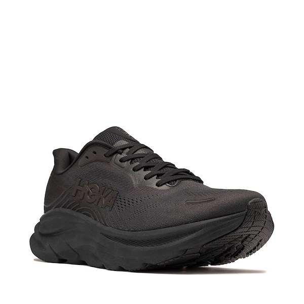 alternate view Mens HOKA Clifton 11 Athletic Shoe - Black / BlackALT5