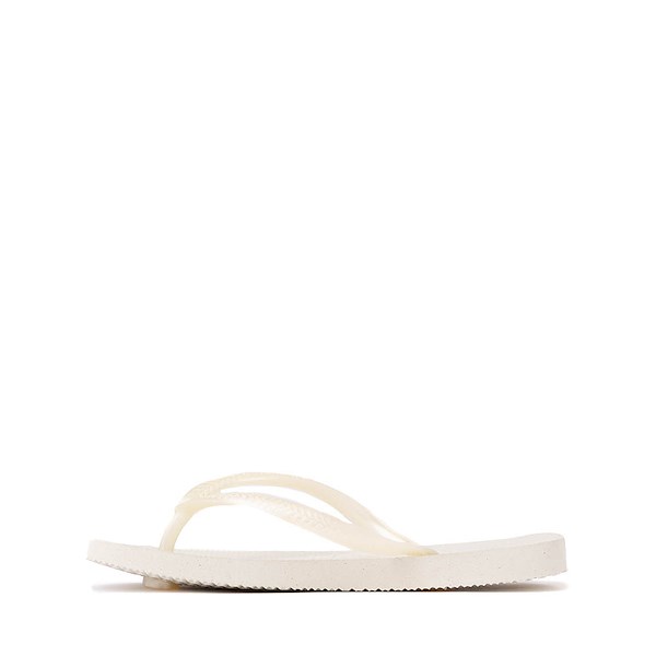 alternate view Havaianas Slim Flip-Flop - Toddler / Little Kid - WhiteALT1
