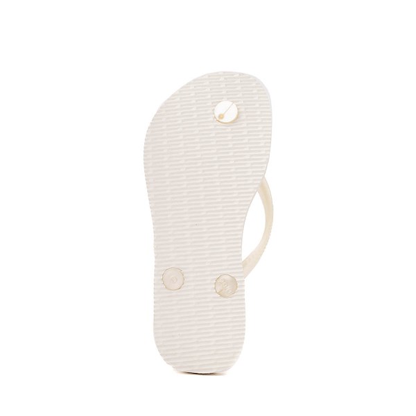 alternate view Havaianas Slim Flip-Flop - Toddler / Little Kid - WhiteALT3
