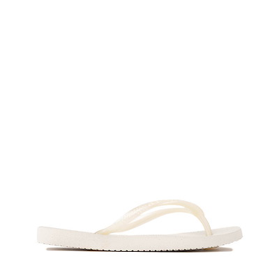 Main view of Havaianas Slim Flip-Flop - Toddler / Little Kid - White