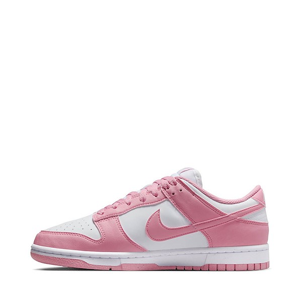 alternate view Womens Nike Dunk Low Next Nature Athletic Shoe - White / Elemental PinkALT1
