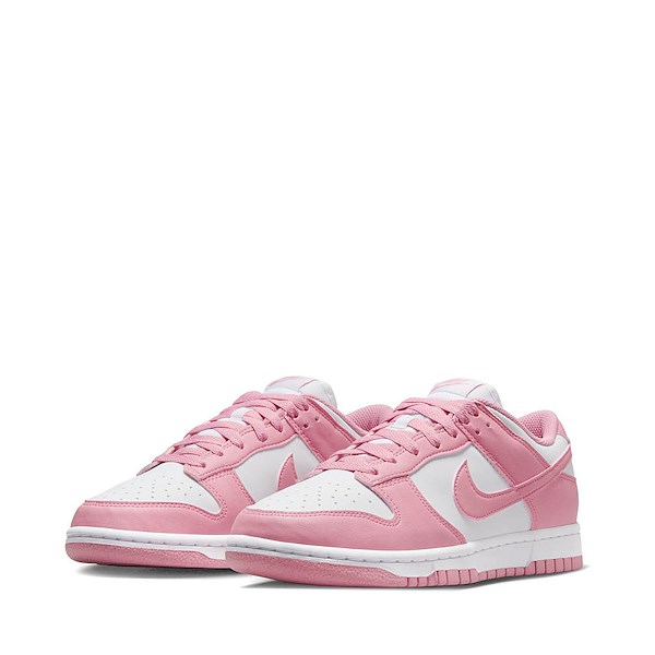 alternate view Womens Nike Dunk Low Next Nature Athletic Shoe - White / Elemental PinkALT5