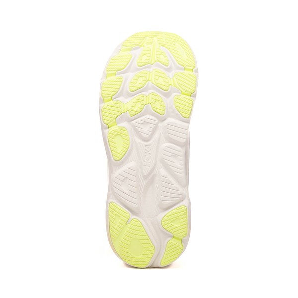 alternate view Womens HOKA Clifton 11 Athletic Shoe - Tangerine Glow / WhiteALT3
