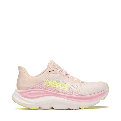 Main view of Womens HOKA Clifton 11 Athletic Shoe - Tangerine Glow / White