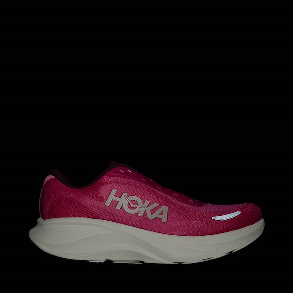 alternate view Womens HOKA Rincon 5 Athletic Shoe - Pink Punch / AlabasterALT1