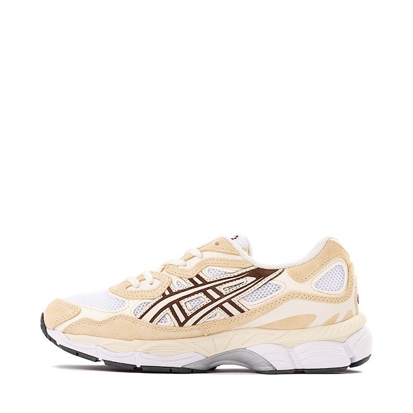 alternate view ASICS Gel-NYC&trade; Athletic Shoe - White / Toasted CoffeeALT1