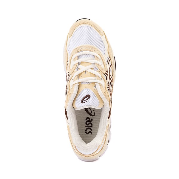 alternate view ASICS Gel-NYC&trade; Athletic Shoe - White / Toasted CoffeeALT2