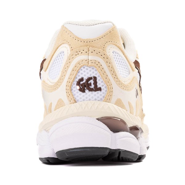 alternate view ASICS Gel-NYC&trade; Athletic Shoe - White / Toasted CoffeeALT4