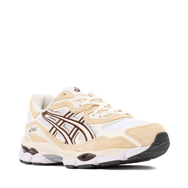 alternate view ASICS Gel-NYC&trade; Athletic Shoe - White / Toasted CoffeeALT5