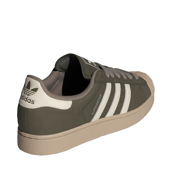 alternate view adidas Superstar II Athletic Shoe - Olive Strata / Off White / Stone KhakiALT4
