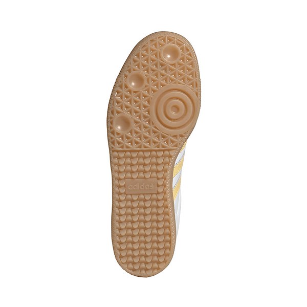 alternate view Womens adidas Samba OG Athletic Shoe - Cloud White / Orange Tint / EQT YellowALT3