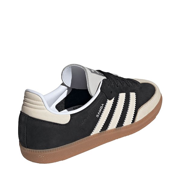 alternate view Womens adidas Samba OG Athletic Shoe - Core Black / Wonder White / Silver MetallicALT4