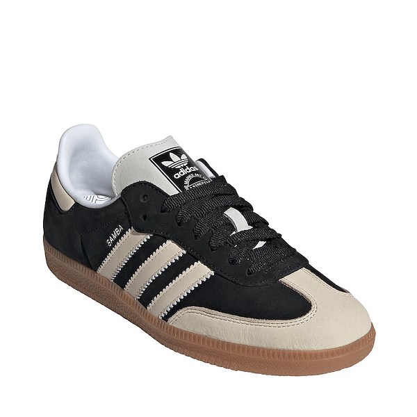 alternate view Womens adidas Samba OG Athletic Shoe - Core Black / Wonder White / Silver MetallicALT5