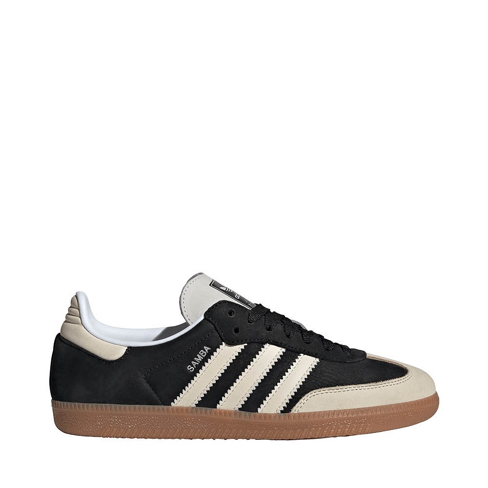 Womens adidas Samba OG Athletic Shoe - Core Black / Wonder White / Silver Metallic