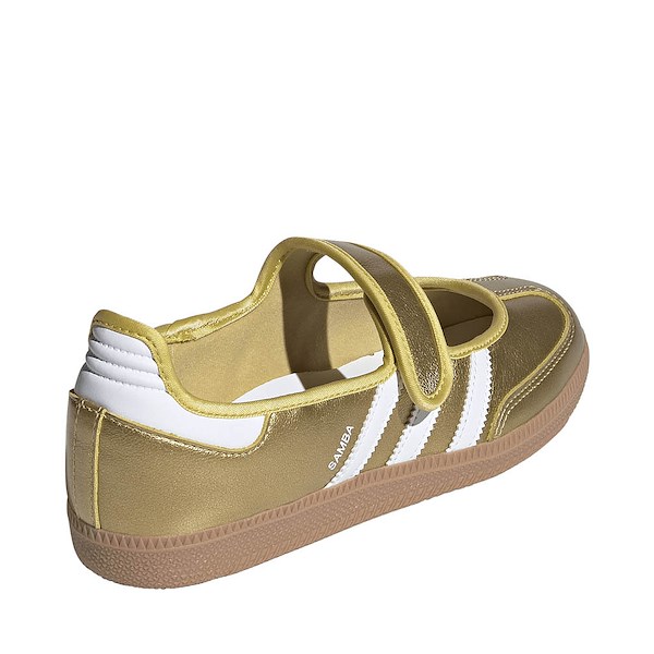 alternate view Womens adidas Samba OG Athletic Shoe - Gold Metallic / Cloud White / GumALT4