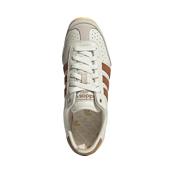 alternate view Womens adidas Originals Japan Athletic Shoe - Off White / Dusky Bronze / Brown DesertALT2
