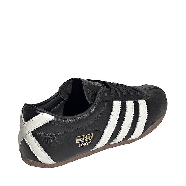 alternate view Womens adidas Tokyo Athletic Shoe - Core Black / Off White / Gold MetallicALT4