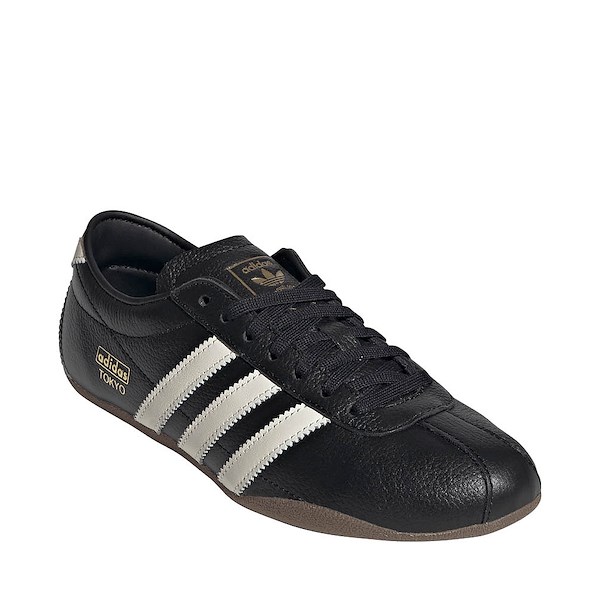 alternate view Womens adidas Tokyo Athletic Shoe - Core Black / Off White / Gold MetallicALT5