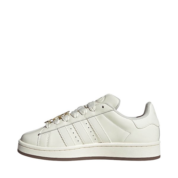 alternate view Womens adidas Campus '00s Athletic Shoe - Off White / Off White / Gold MetallicALT1