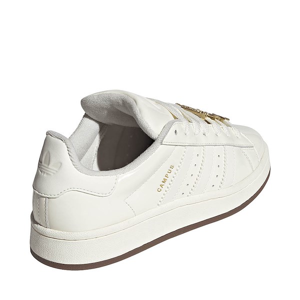 alternate view Womens adidas Campus '00s Athletic Shoe - Off White / Off White / Gold MetallicALT4