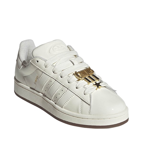 alternate view Womens adidas Campus '00s Athletic Shoe - Off White / Off White / Gold MetallicALT5