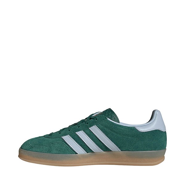 alternate view Womens adidas Gazelle Indoor Athletic Shoe - Collegiate Green / Crystal Sky / GumALT1