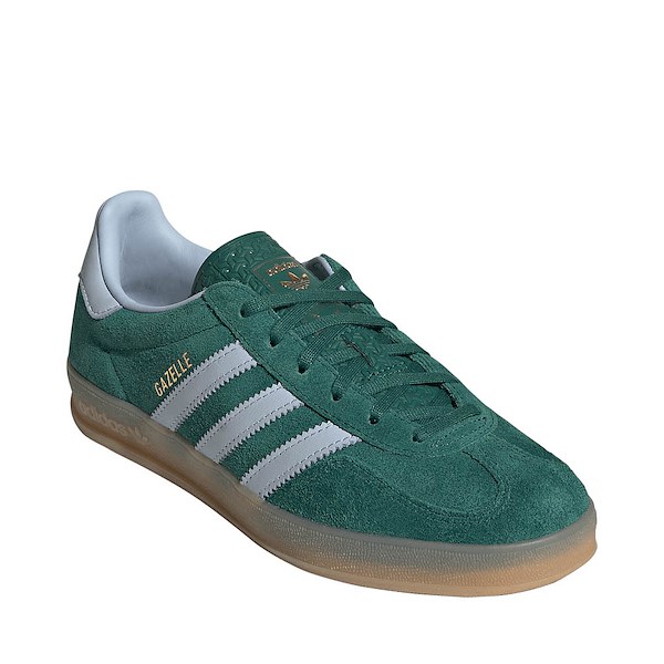 alternate view Womens adidas Gazelle Indoor Athletic Shoe - Collegiate Green / Crystal Sky / GumALT5