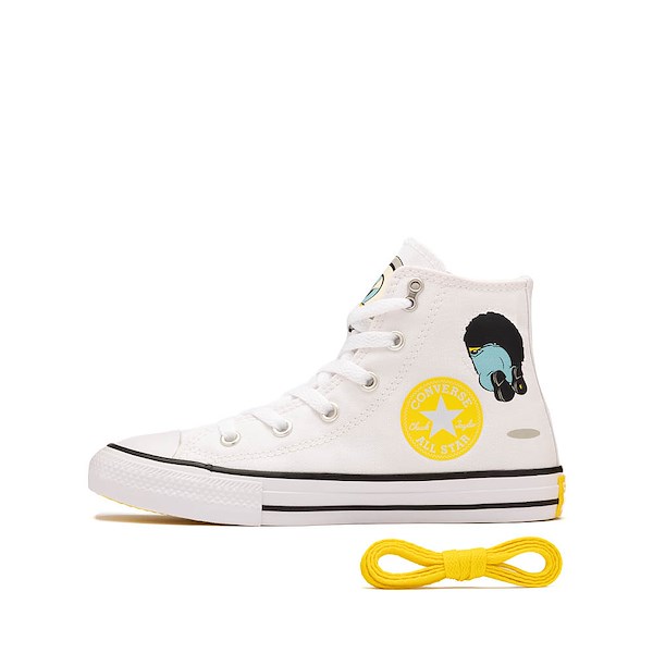 alternate view Converse Minions Chuck Taylor All Star High-Top Sneaker - Little Kid - WhiteALT1