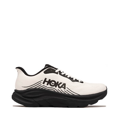 Main view of Mens HOKA Clifton 11 Athletic Shoe - White / Black
