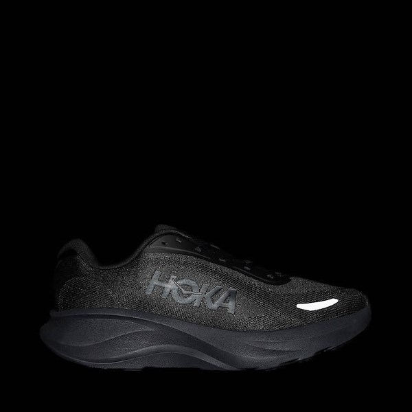alternate view Mens HOKA Rincon 5 Athletic Shoe - Black / BlackALT1