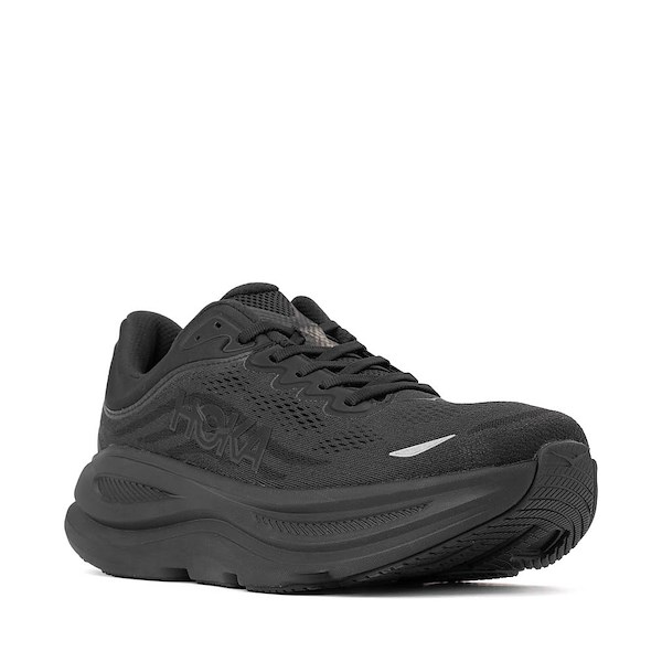 alternate view Womens HOKA Bondi 9 Athletic Shoe - Black / BlackALT5