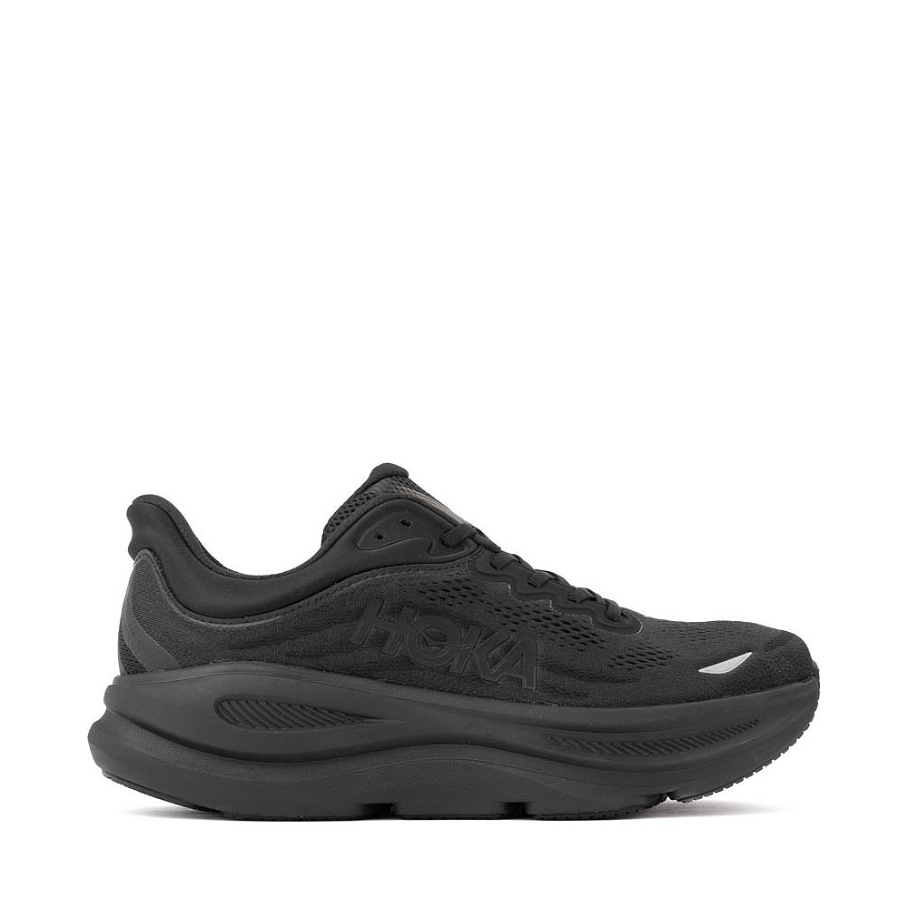 Womens HOKA Bondi 9 Athletic Shoe - Black / Black