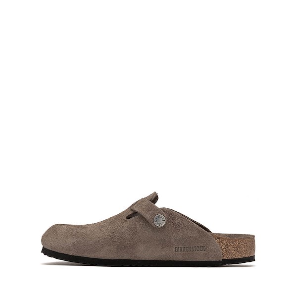 alternate view Birkenstock Boston 2.0 Soft Footbed Clog - Big Kid - Concrete GrayALT1